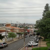 Rua Santa Catarina vista do Prédio do Castelinho, hoje Pinacoteca de Catanduva, Катандува