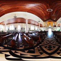 Panorâmica 360º da Igreja Sagrado Coração de Jesus, Joinvile, Santa Catarina, Brasil, Жоинвиле