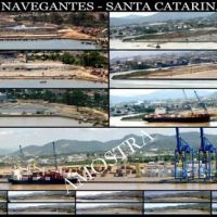 Porto de Navegantes - Relatório fotográfico da construção., Итажаи