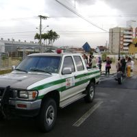 Policia Militar Ambiental de Joinville Trabalhando No Resgate de Pessoas - Enchente11/2008, Итажаи