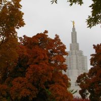 Idaho Falls Temple Spire Among the Leaves, Айдахо-Фоллс