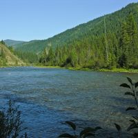 North Fork Clearwater River just upstream from Cub Creek, Барли