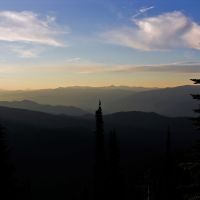 Sunrise in the Clearwater Mountains, north central Idaho, Левистон