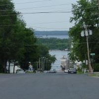2008 Flood, water from Main St to Illinois bluff, over 5 miles wide, Барлингтон
