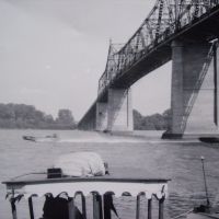 HISTORIC Boat Races, 1922, finish line McArthur Bridge, Барлингтон