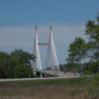 Mississippi River U.S.34 bridge Gulfport Ill., Барлингтон