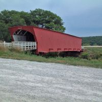 Hogback Bridge, Madison County Iowa by Joe Recer, Гринфилд
