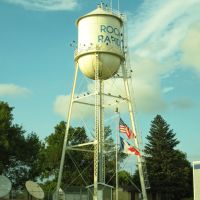 Rock Rapids, Iowa, water tower with vultures, Лайон