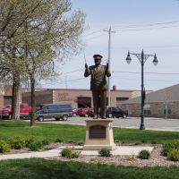 Karl L King statue in Fort Dodge IA, Форт-Додж