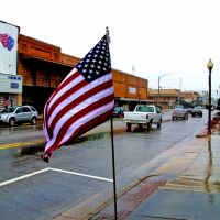 Old Glory flying in Atmore, Атмор