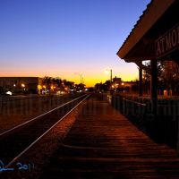 Twilight at Williams Station, Atmore, Alabama, Атмор