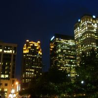 Downtown at night, Бирмингам