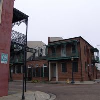historic iron gallery buildings, Lower Dauphin St HD, Mobile (12-26-2011), Мобил