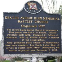 Historic Marker for Dexter Avenue Baptist Church, Монтгомери