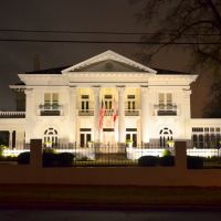 Alabama Governors Mansion (night), Монтгомери