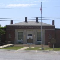 Quitman County Courthouse, Georgetown. The smallest county in Georgia, Ньювилл