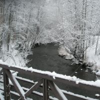 Chester Creek in winter, Анкоридж