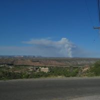 Brins Fire near Sedona, view from Clarkdale, Кларкдейл