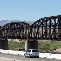 Parker, AZ: Arizona & California RR bridge  (0669), Паркер