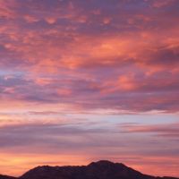 Sunset over Granite Mountain, Прескотт