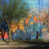 Art mural 7, downtown Tucson, AZ, Тусон