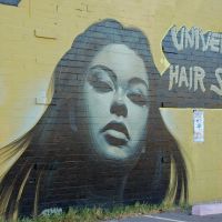 Phoenix, AZ:  Universal Hair Salon, El Mac, artist.  Capture Courtesy of Candace Porth and the Glenrosa Journeys Blog, 2010, Финикс