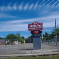 Atkins Junior High School Parking Lot., Аткинс