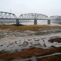 Bridge across Red River near Ogden, Arkansas, Бакнер