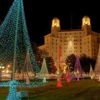Arlington Hotel and Park at Christmas, Хот-Спрингс