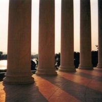 Jefferson Memorial Washington DC / Kodak 35 mm Disposable 1999, Беллевуэ