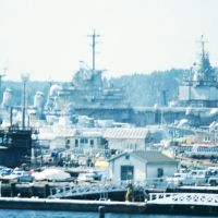 USS Enterprise 65 , USS Abraham Lincoln 602, USS Prebel 15 Bremerton 1974, Бремертон