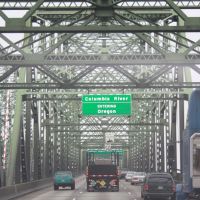 Washington / Oregon Border Crossing, Southbount, Interstate 5., Ванкувер
