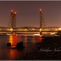 I-5 Bridge at night, Ванкувер