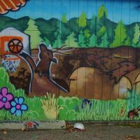 Mural, Elks Club, Olympia, WA, Олимпия