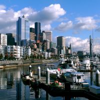 Seattle Skyline from Bell Harbour Marina, Сиэттл