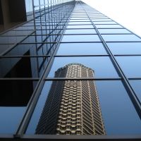 Columbia Center (reflection of Seattle Municipal Tower), Сиэттл