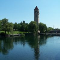 Great Northern Railroad Depot Clock Tower, Riverfront Park, Спокан