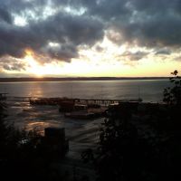 Sunset Over Everett Shipyard, Эверетт
