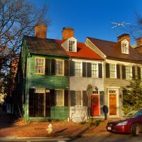 Three Old Homes - Alexandria, VA, Александрия