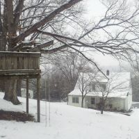 backyard under snow, Винтон