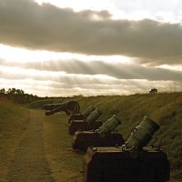 Mortars, Yorktown Battlefield, Yorktown, VA, Йорктаун