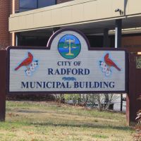Radford City Courthouse Sign (Radford, Virginia), Радфорд