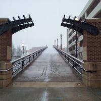 1st street bridge Blizzard in Roanoke, Роанок