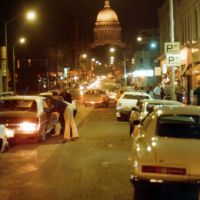 State Street at night in the late 70s, Мадисон