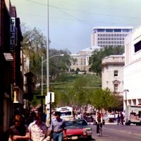 Late 70s, State Street and Bascom Hill, University of Wisconsin- Madison, Мадисон