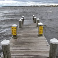Stormy Day  at Mill Street Boat Landing., Ошкош