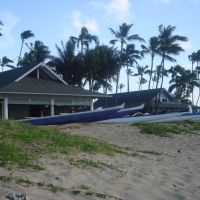 Canoes at Kahului Harbor in Maui, HI, Кахулуи