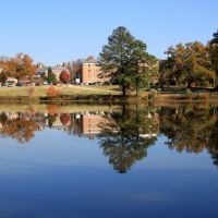 Wesleyan College - Dormitory & Lake, Macon, Georgia, Блаирсвилл