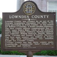 Lowndes County Historical Marker, Валдоста