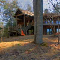 Abandoned Log Cabin, Франклин